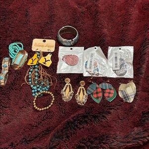 Assorted Jewelry Set with Earrings and Bracelets
